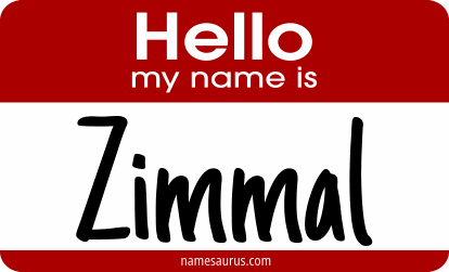 Hello my name is Zimmal png download