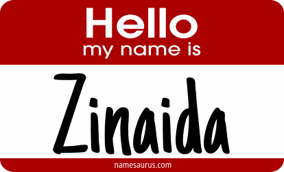 Hello my name is Zinaida png download