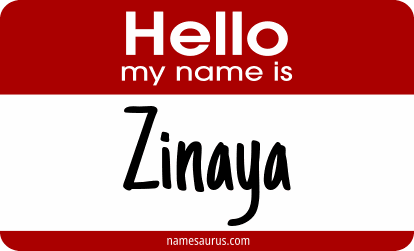 Hello my name is Zinaya png download