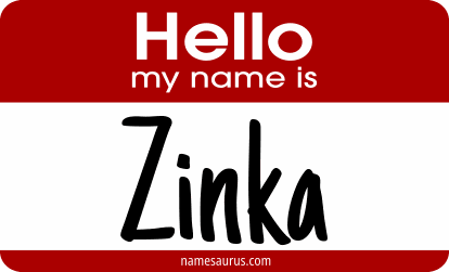 Hello my name is Zinka png download