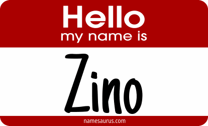 Hello my name is Zino png download