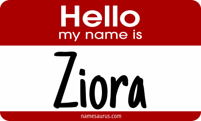 Hello my name is Ziora png download