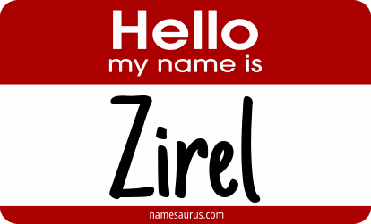 Hello my name is Zirel png download