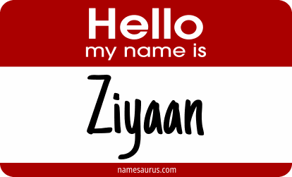 Hello my name is Ziyaan png download