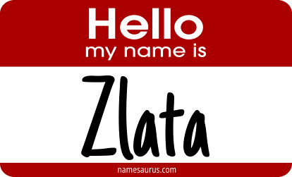Hello my name is Zlata png download