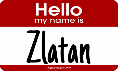 Hello my name is Zlatan png download