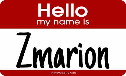 Hello my name is Zmarion png download