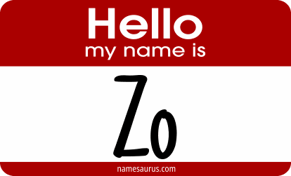 Hello my name is Zo png download