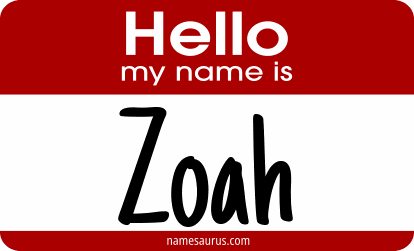 Hello my name is Zoah png download