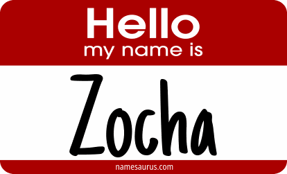 Hello my name is Zocha png download