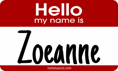 Hello my name is Zoeanne png download