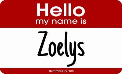 Hello my name is Zoelys png download