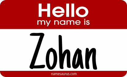 Hello my name is Zohan png download