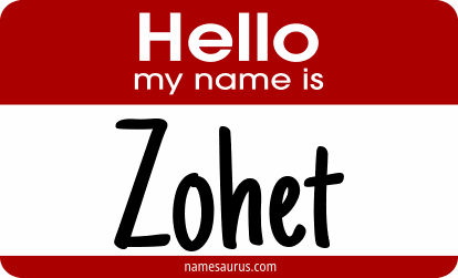 Hello my name is Zohet png download
