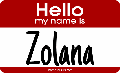 Hello my name is Zolana png download
