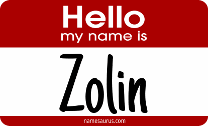 Hello my name is Zolin png download
