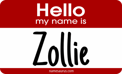 Hello my name is Zollie png download