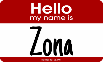 Hello my name is Zona png download
