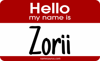Hello my name is Zorii png download