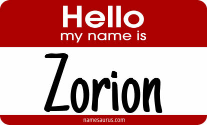 Hello my name is Zorion png download