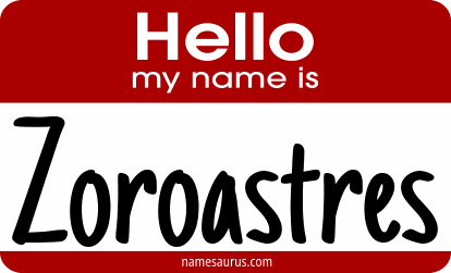 Hello my name is Zoroastres png download