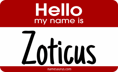 Hello my name is Zoticus png download
