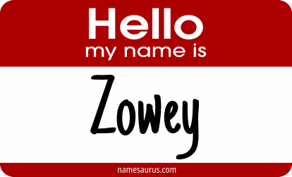 Hello my name is Zowey png download