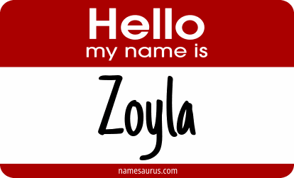 Hello my name is Zoyla png download
