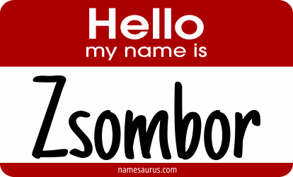 Hello my name is Zsombor png download