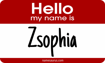 Hello my name is Zsophia png download
