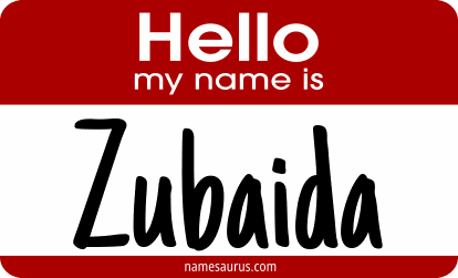 Hello my name is Zubaida png download