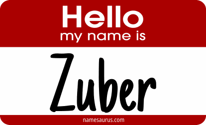 Hello my name is Zuber png download