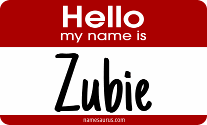 Hello my name is Zubie png download