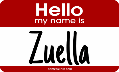 Hello my name is Zuella png download
