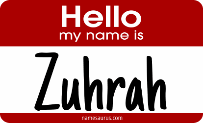 Hello my name is Zuhrah png download