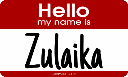Hello my name is Zulaika png download