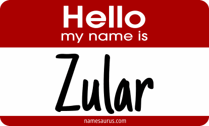 Hello my name is Zular png download