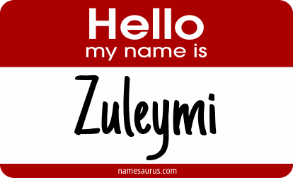 Hello my name is Zuleymi png download