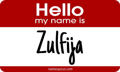 Hello my name is Zulfija png download
