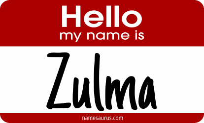 Hello my name is Zulma png download