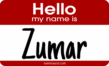 Hello my name is Zumar png download