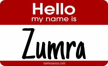 Hello my name is Zumra png download