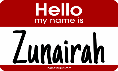 Hello my name is Zunairah png download