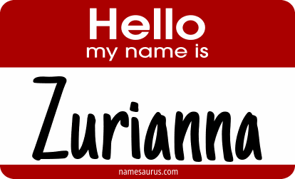 Hello my name is Zurianna png download