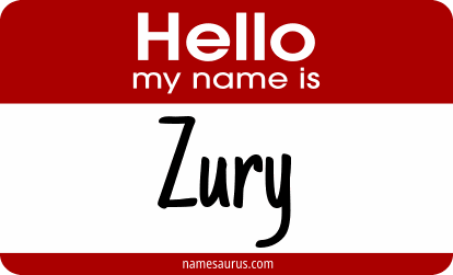 Hello my name is Zury png download