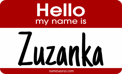 Hello my name is Zuzanka png download