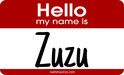 Hello my name is Zuzu png download