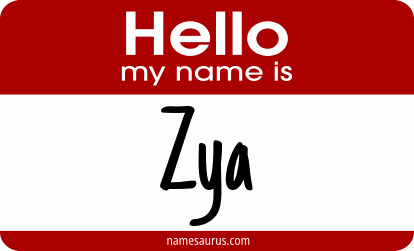 Hello my name is Zya png download