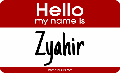 Hello my name is Zyahir png download