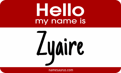 Hello my name is Zyaire png download